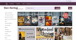 Desktop Screenshot of hertog.nl