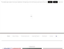 Tablet Screenshot of hertog.com